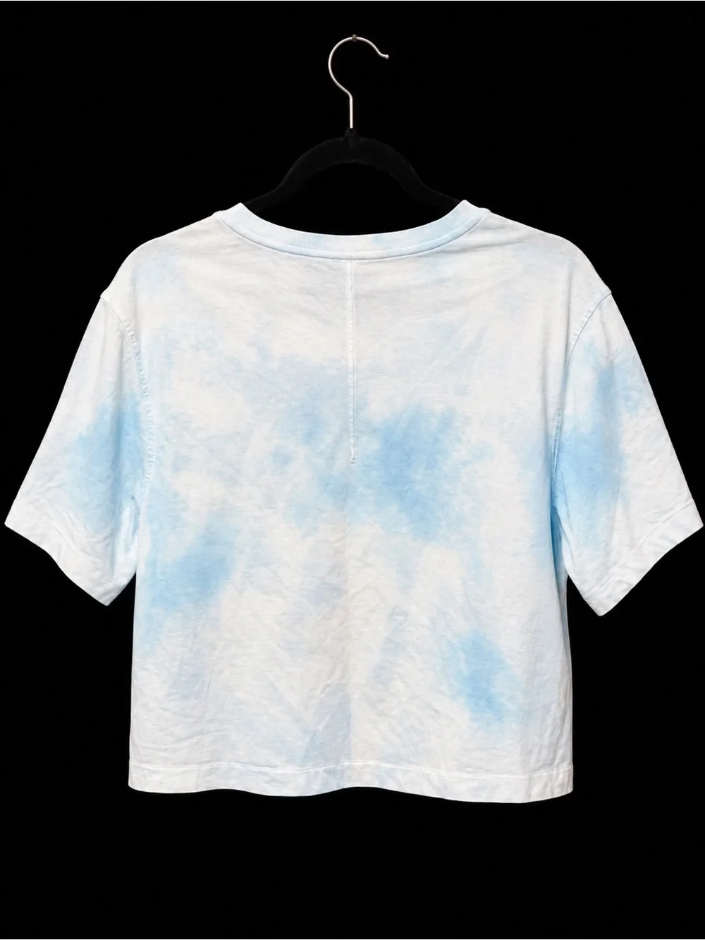 NWT Lululemon All Yours Organic Cotton Cropped T-Shirt Wash Blue - Picture 2 of 7